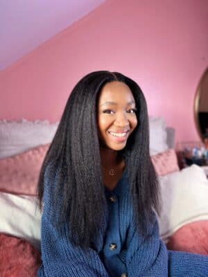 ASSIA - Malaysian virgin hair kinky straight -20 pouces