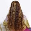 ASMA 28inch Highlight Deep Curl Wig